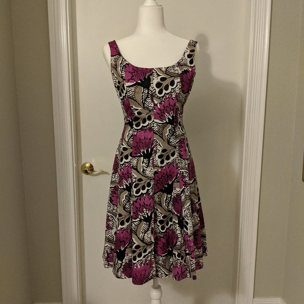 Multicolored Nine West sleeveless dress
